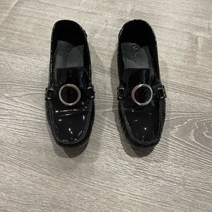 Cole Hann Women’s patent leather leather loafers. Worn once